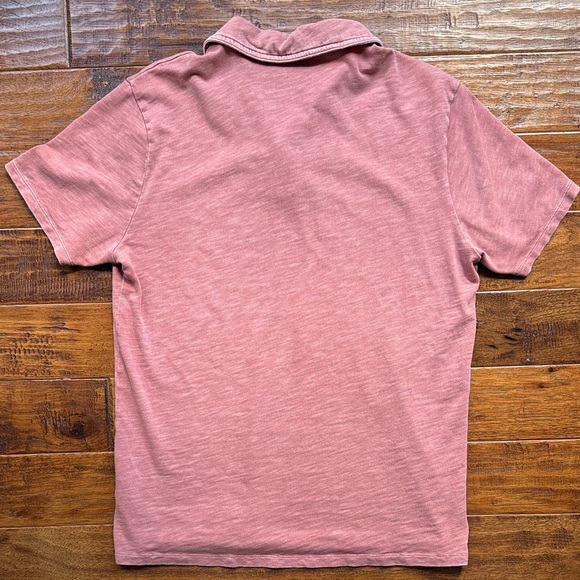 Marine Layer Lassen Heavy Slub Short sleeve polo faded vintage wash, size medium - Picture 5 of 5